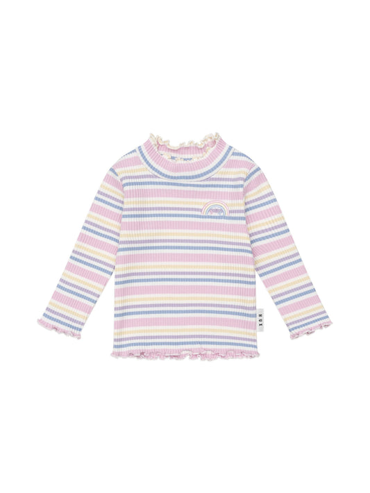 RIB SKIVVY - RAINBOW STRIPE