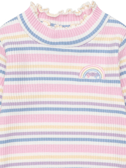 RIB SKIVVY - RAINBOW STRIPE