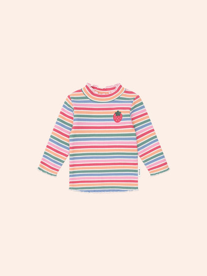 TUTTI FRUTTI STRIPE RIB SKIVVY - MULTI