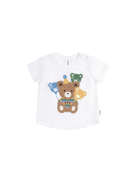 PARTY HUX T-SHIRT  - WHITE