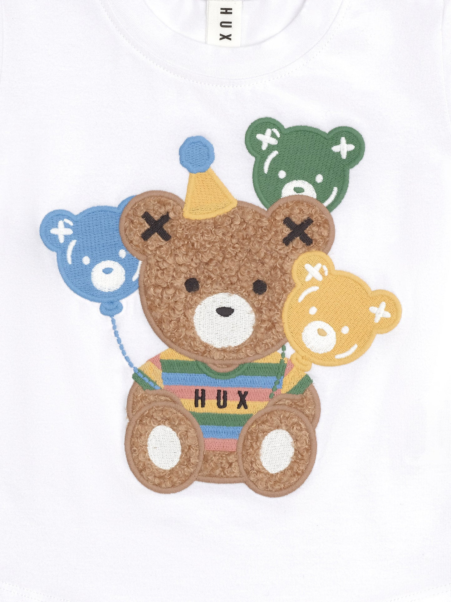 PARTY HUX T-SHIRT  - WHITE
