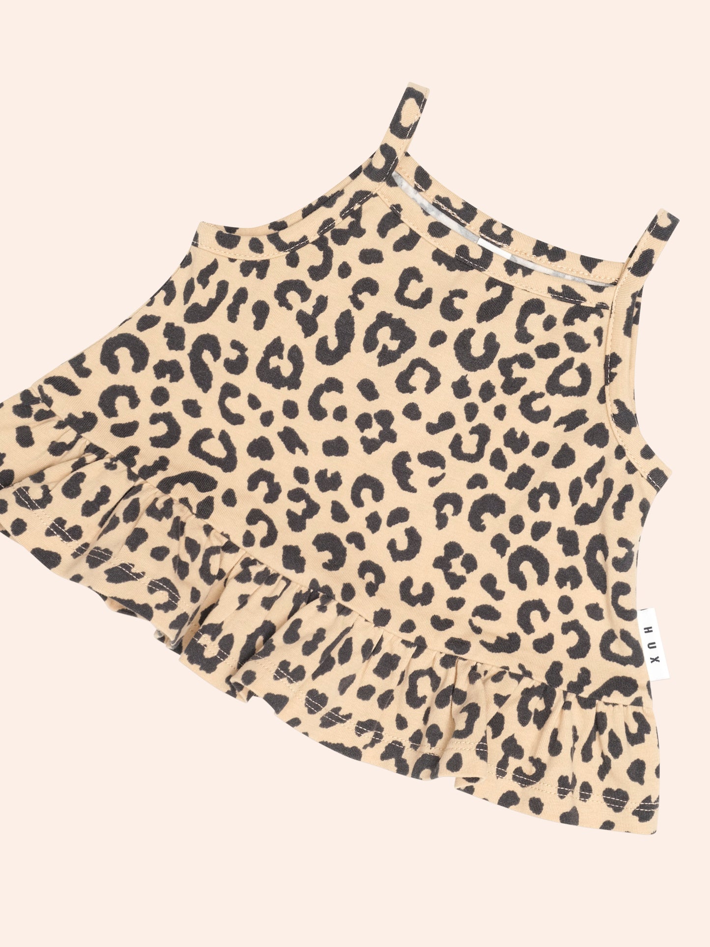 LEOPARD PEPLUM TANK TOP - ANIMAL
