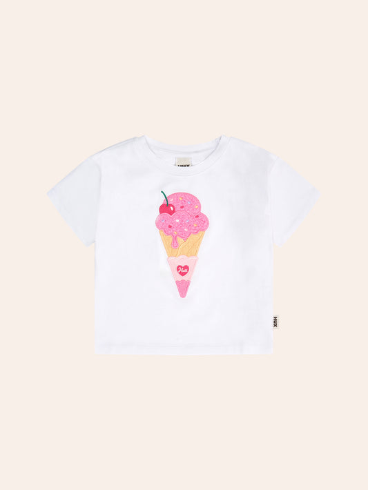 YOU SCREAM FOR ICE CREAM DROP SHOULDER TEE