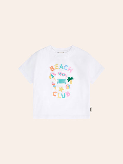 BEACH CLUB DROP SHOULDER TEE