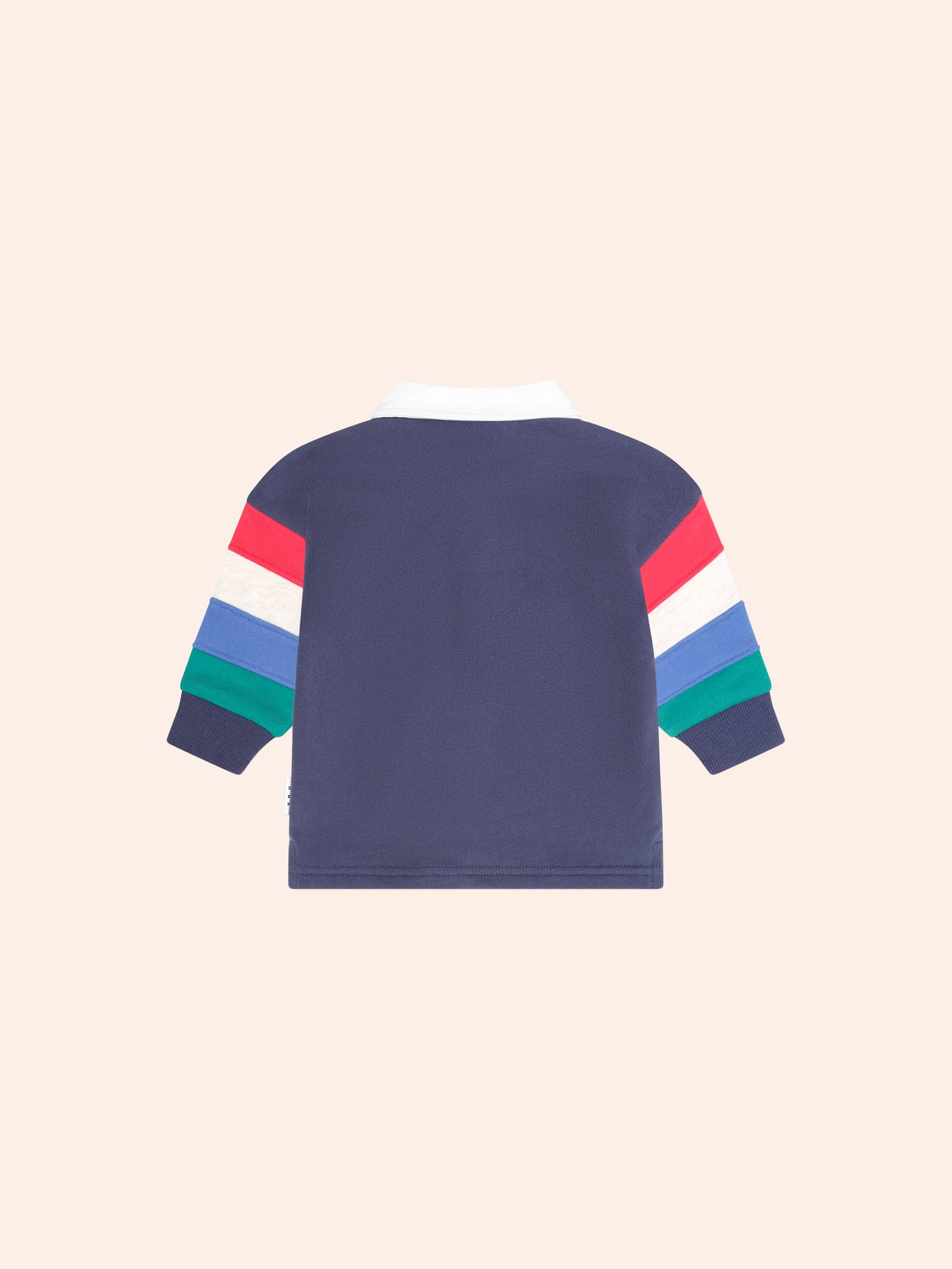 NAUTICAL HUX SPLICED FLEECE POLO - INK