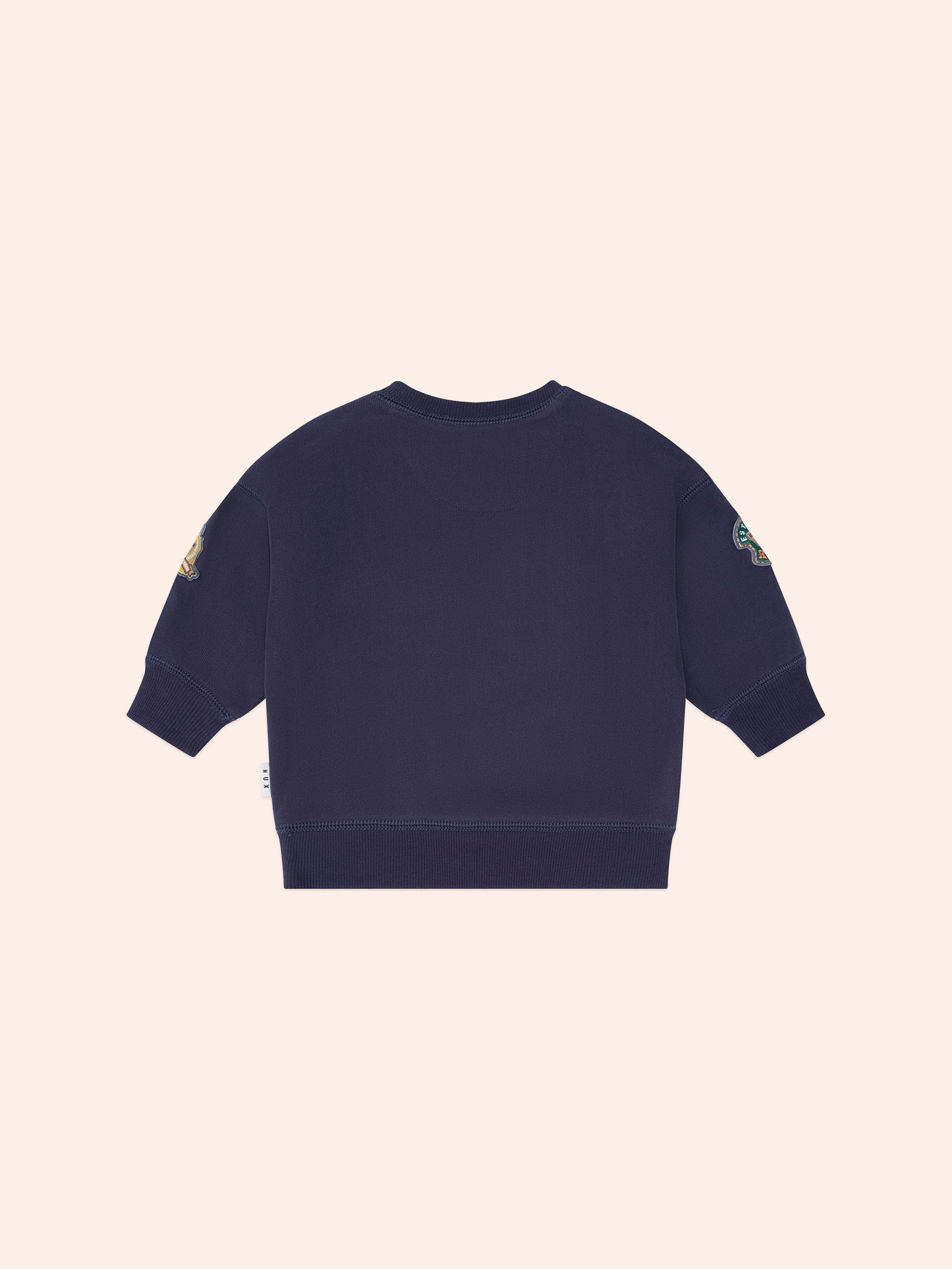 COLLEGIATE PATCHES SWEATSHIRT - NAVY