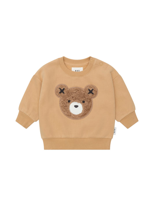 FURRY HUXBEAR SWEATSHIRT - HONEY
