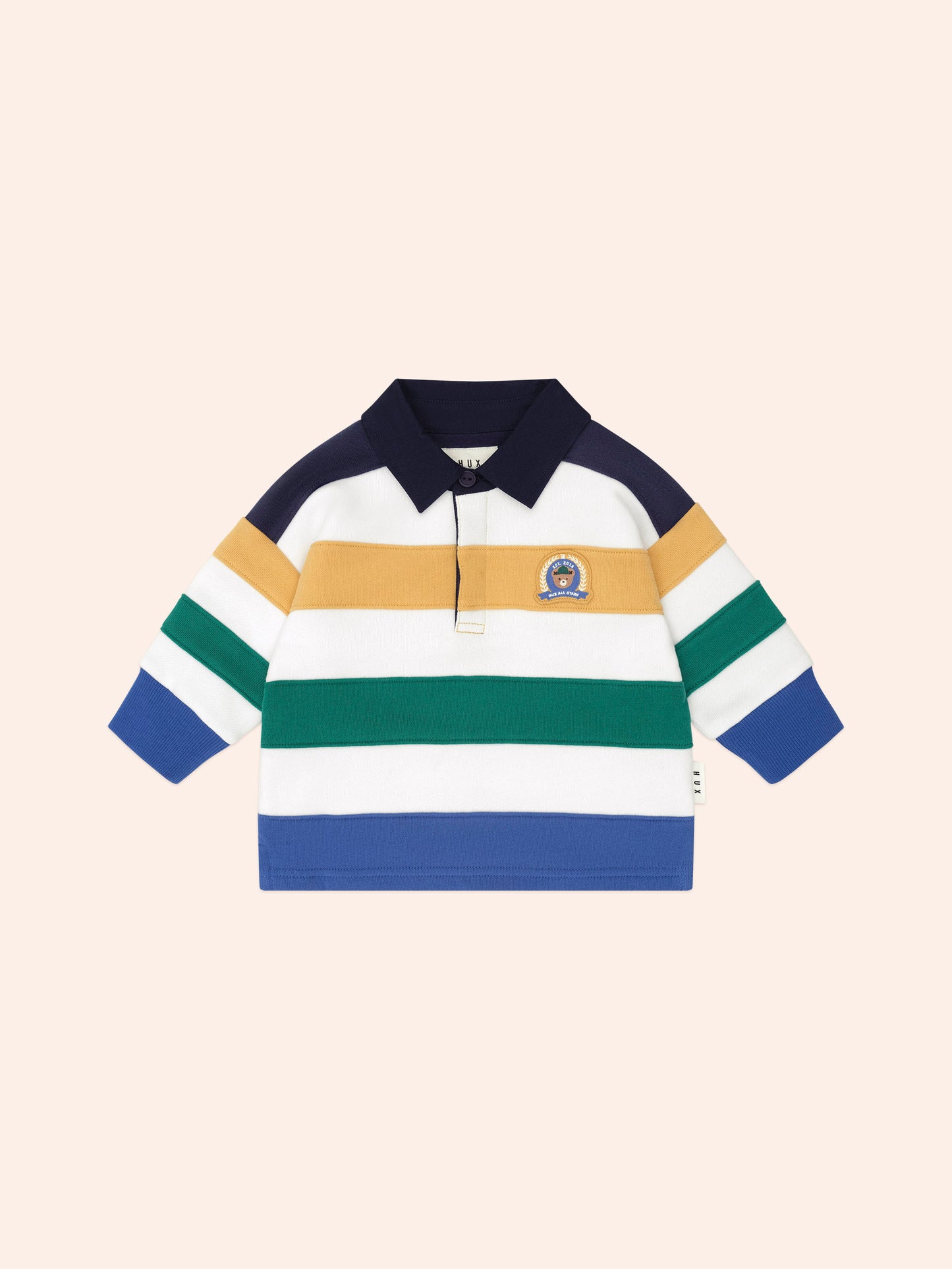 COLOUR BLOCK PANELLED RUGBY - MULTI