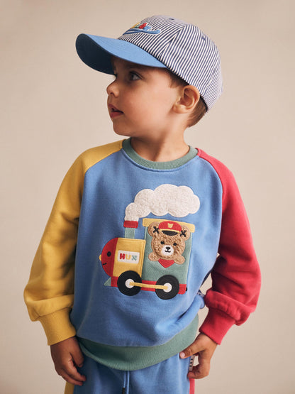 CHOO CHOO HUXBEAR SWEATSHIRT - MULTI