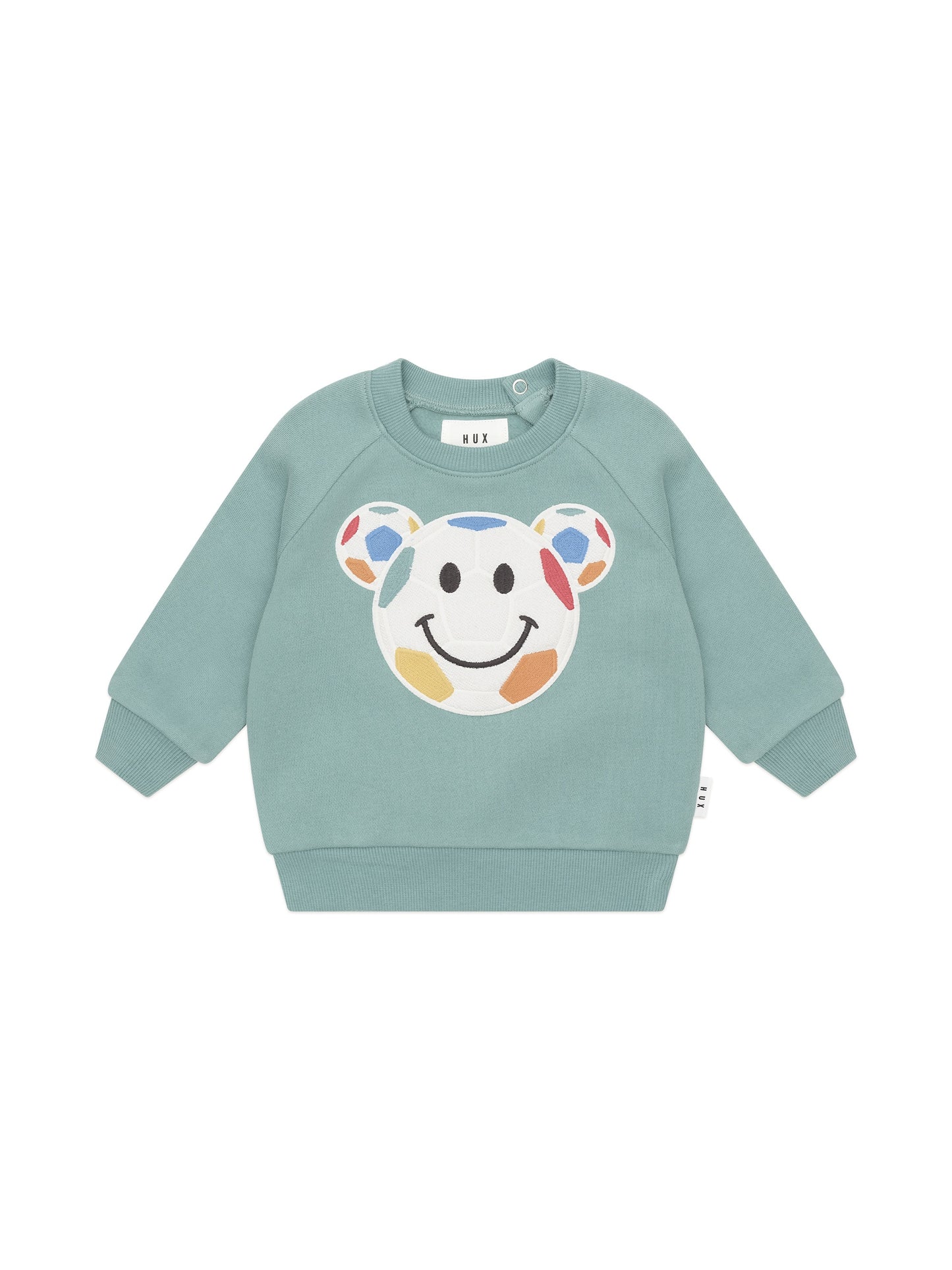 SMILEY SOCCER SWEATSHIRT - SPROUT