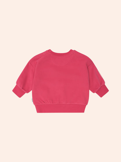 CHERRY RACER STRIPE SWEATSHIRT