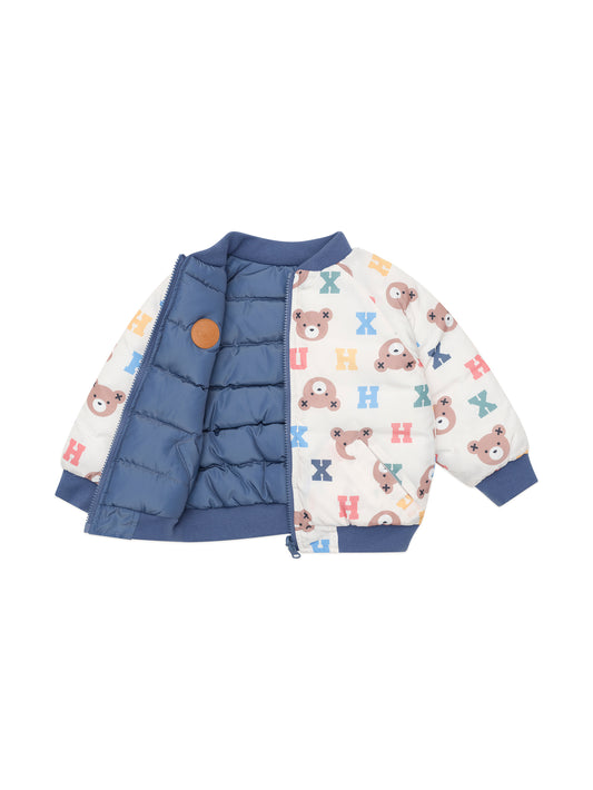 HUX ALPHABET REVERSIBLE BOMBER - MIDNIGHT
