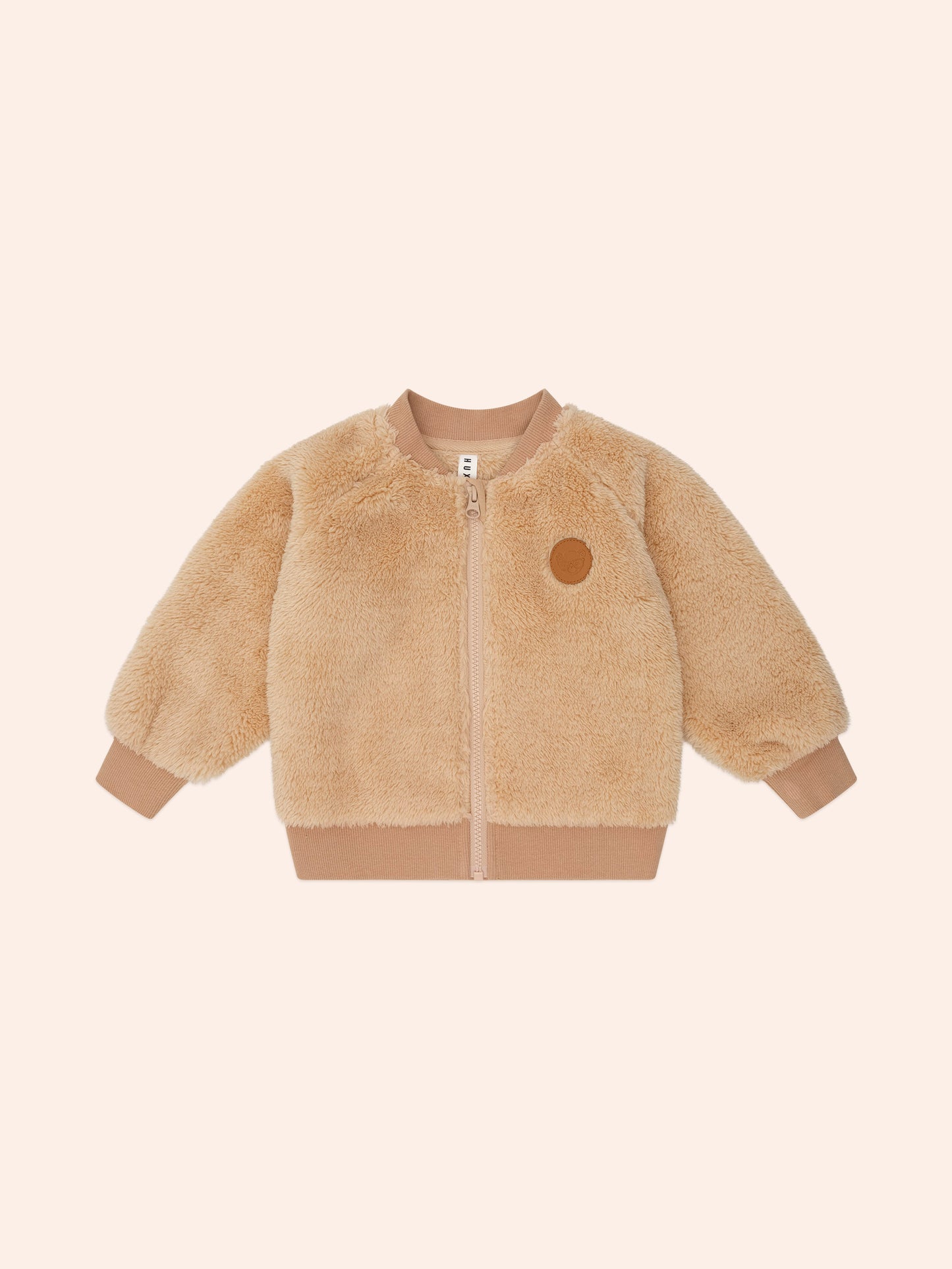 VARSITY HUX FUR JACKET - BEAR