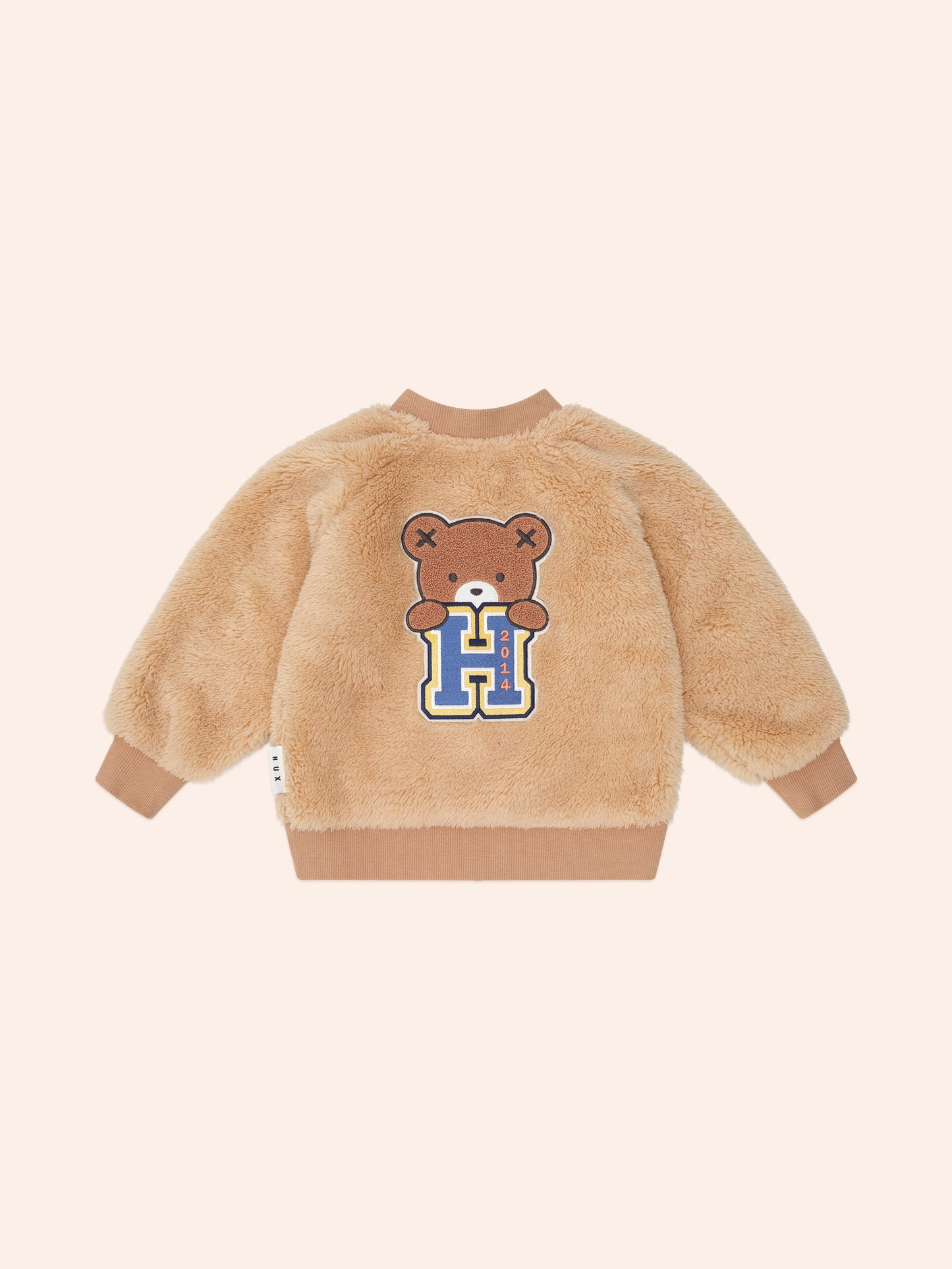 VARSITY HUX FUR JACKET - BEAR