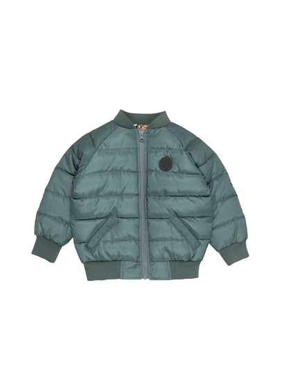 DINO BAND REVERSIBLE BOMBER - LIGHT SPRUCE