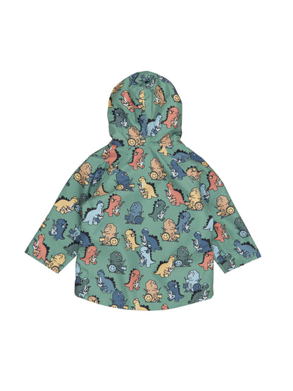 DINO BAND RAINCOAT  - WINTER GREEN