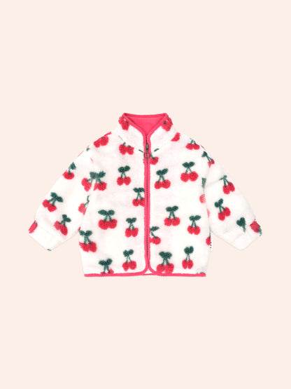 VERY CHERRY SHERPA JACKET