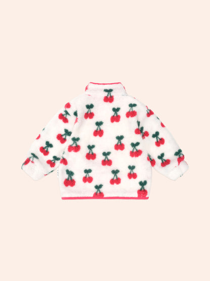 VERY CHERRY SHERPA JACKET