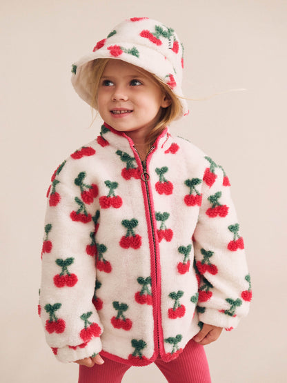 VERY CHERRY SHERPA JACKET