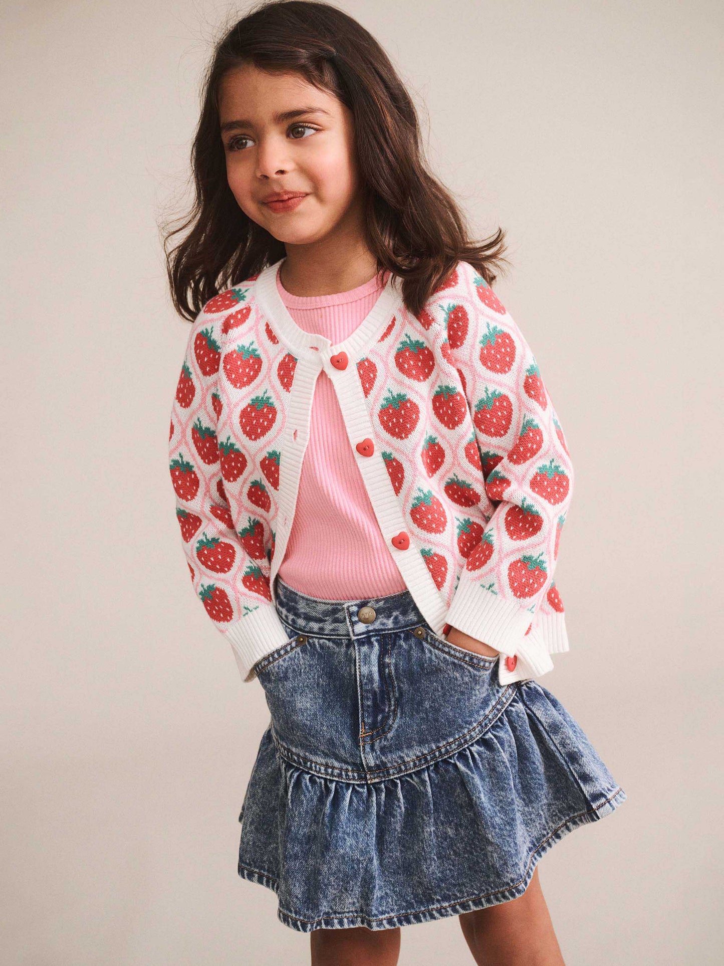 STRAWBERRY FIELDS CARDI