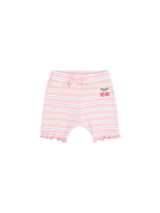 CANDY STRIPE RIB SHORT - CANDY STRIPE