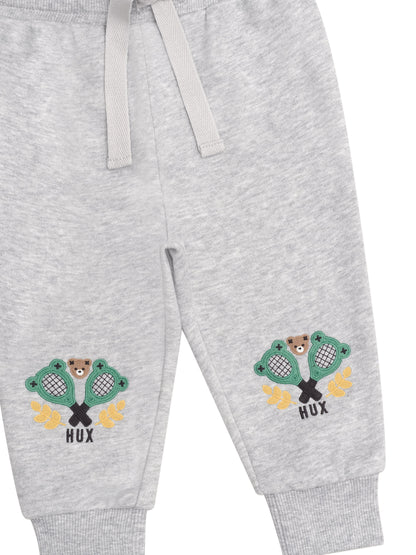 TENNIS HUX TRACK PANT - GREY MARLE