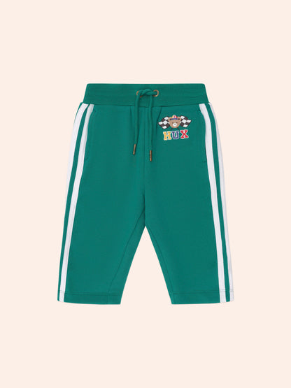 RACER STRIPE TRACKPANT - EMERALD