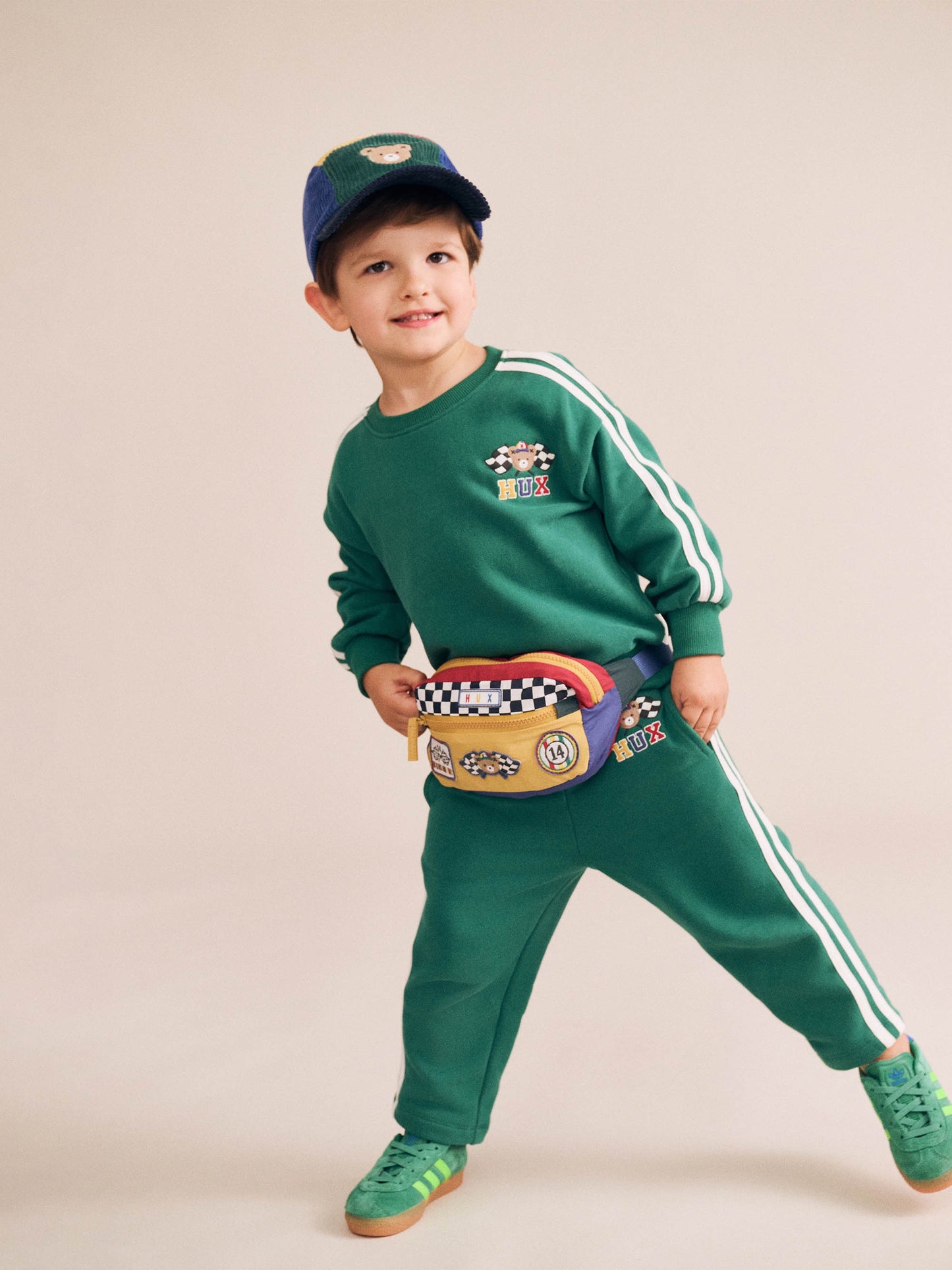 RACER STRIPE TRACKPANT - EMERALD