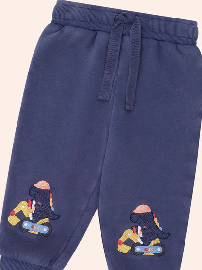 TRADIE DINO TRACKPANT - WASHED NAVY