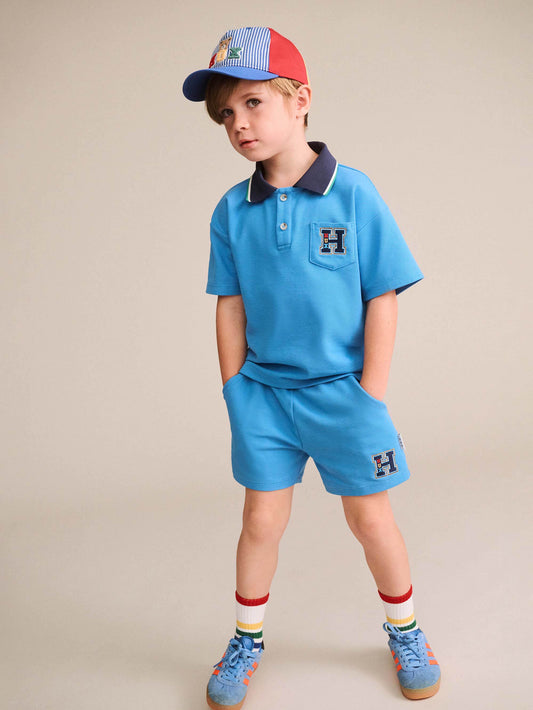 COLLEGIATE PIQUE SHORT - NAUTICAL
