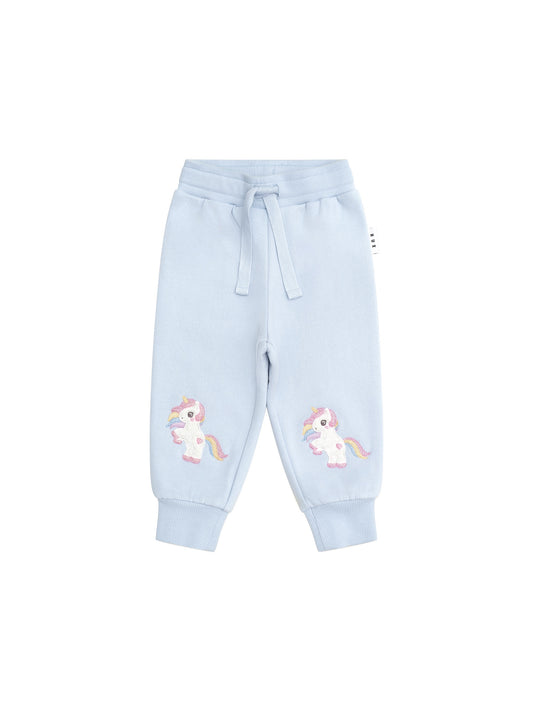 RAINBOW UNICORN TRACK PANT- ICE WATER