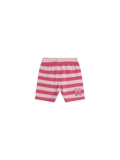 CHERRY PIE BIKE SHORTS - CHERRY APRICOT