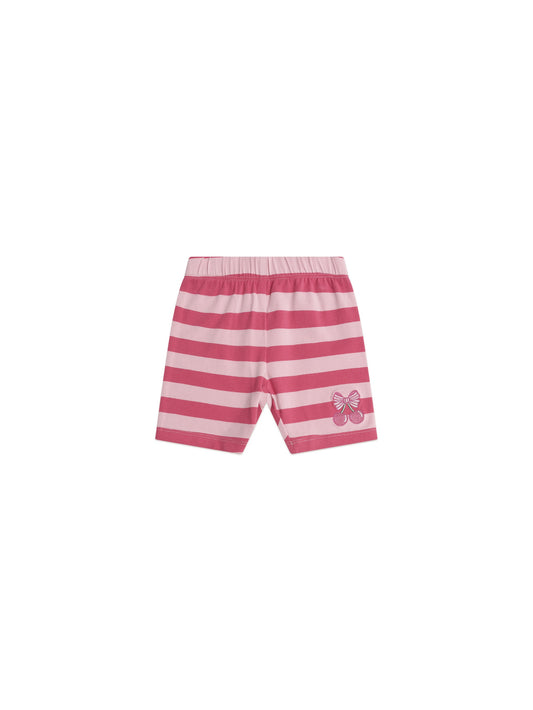CHERRY PIE BIKE SHORTS - CHERRY APRICOT