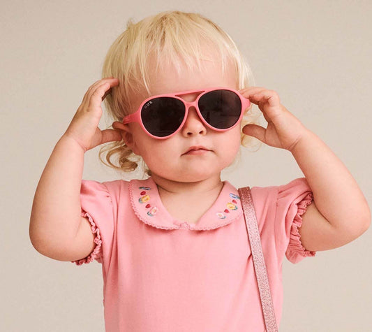RASPBERRY AVIATOR SUNNIES