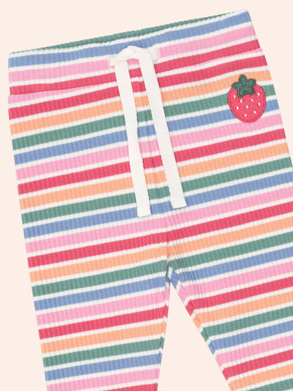 TUTTI FRUTTI STRIPE LEGGING - MULTI