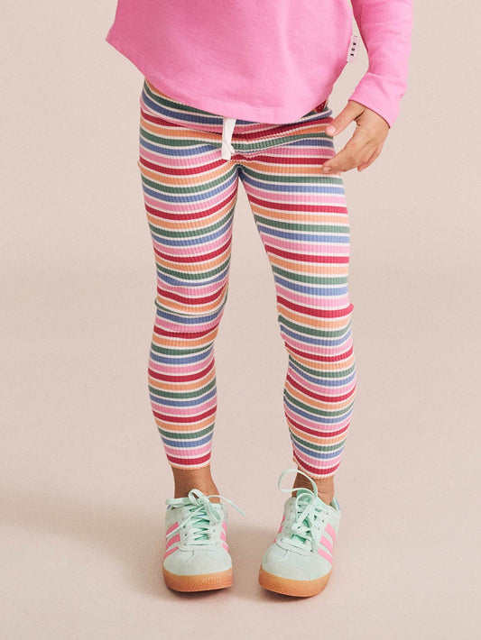 TUTTI FRUTTI STRIPE LEGGING - MULTI