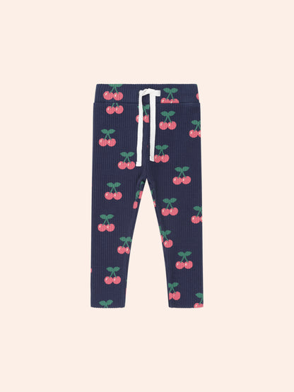 VERY CHERRY RIB LEGGING