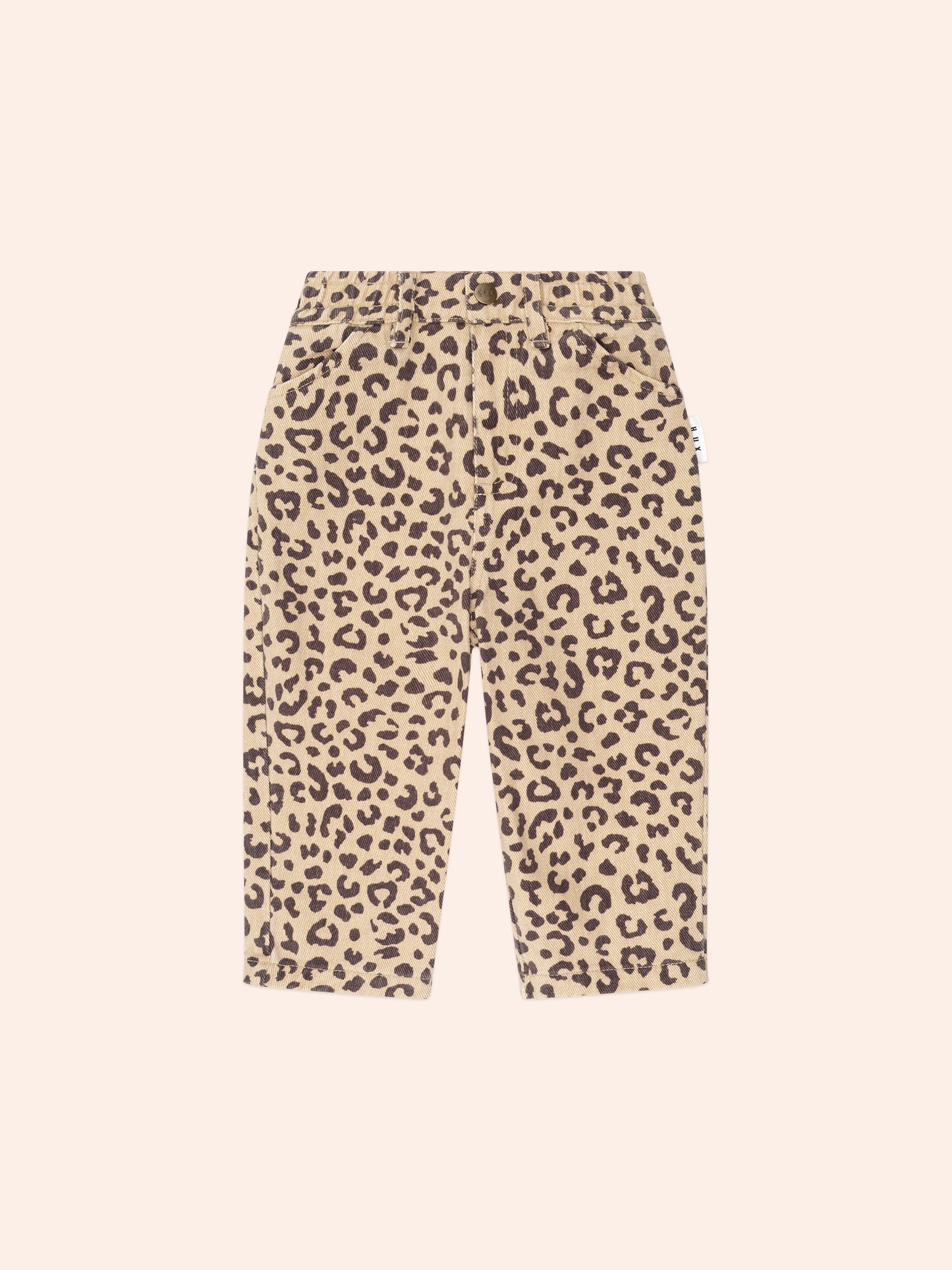 LEOPARD PRINT DENIM JEANS - ANIMAL