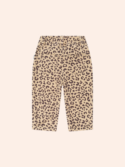 LEOPARD PRINT DENIM JEANS - ANIMAL