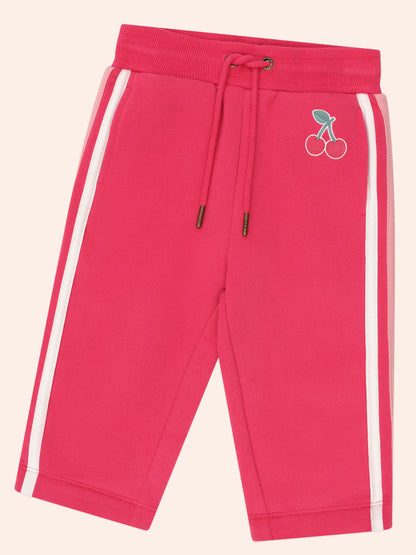 CHERRY RACER STRIPE TRACKPANT