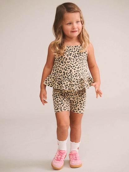 LEOPARD BIKE SHORT