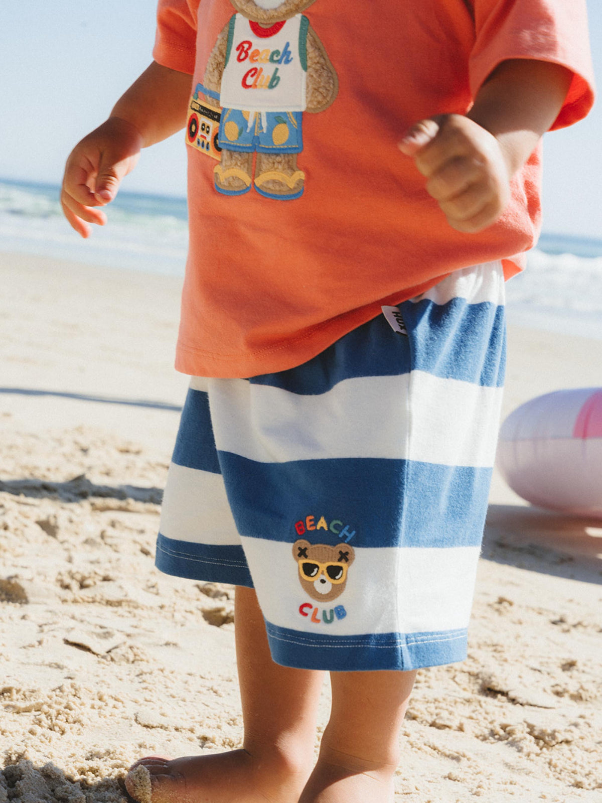 BEACH CLUB HUX BLOCK STRIPE SHORT