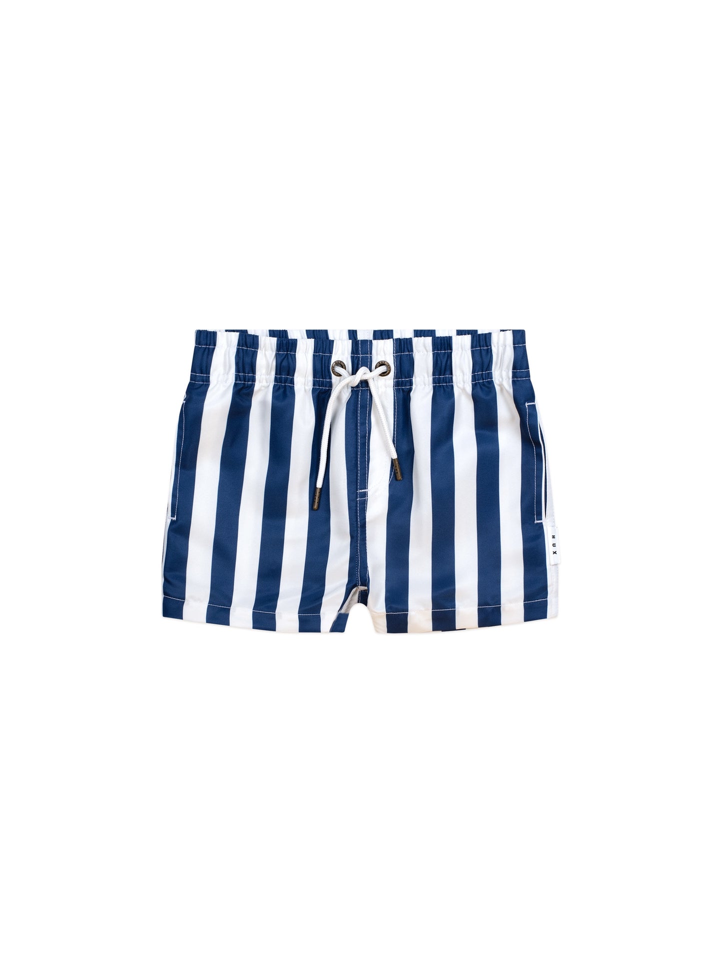 NAUTICAL STRIPE SWIM SHORT - FRENCH NAVY
