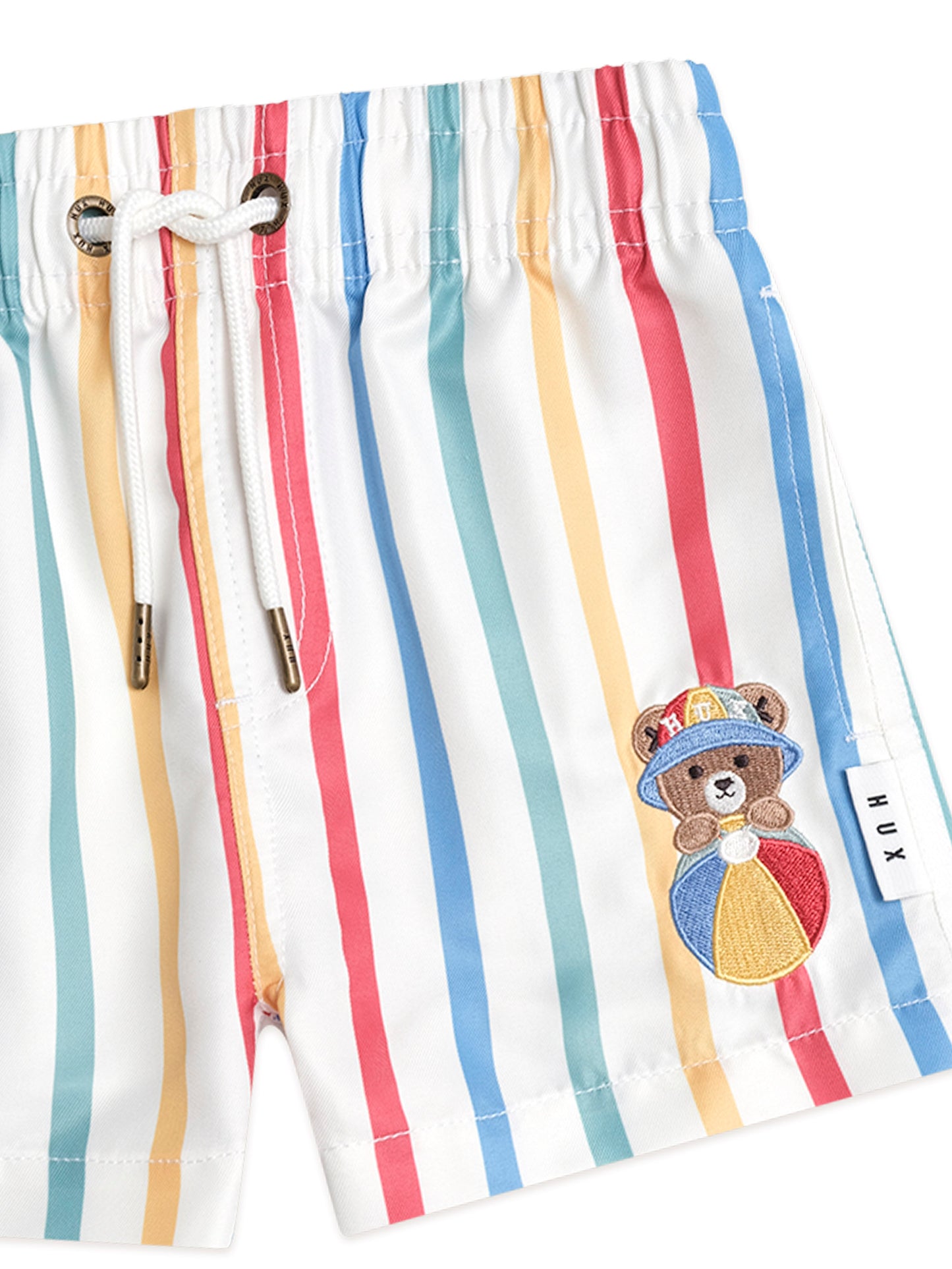 HUXBEAR STRIPEY SWIM SHORTS - MULTI