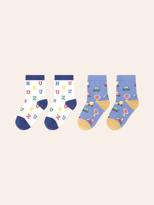 2PK HUX SOCK - MULTI