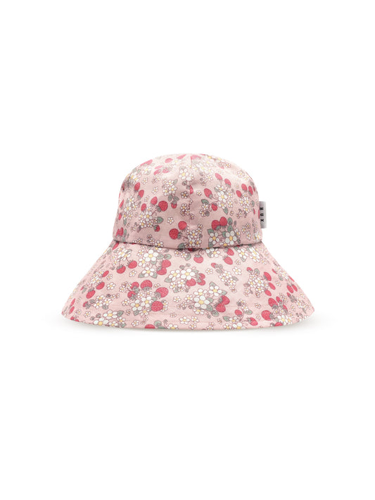 VINTAGE STRAWBERRY SUN HAT - BLUSH