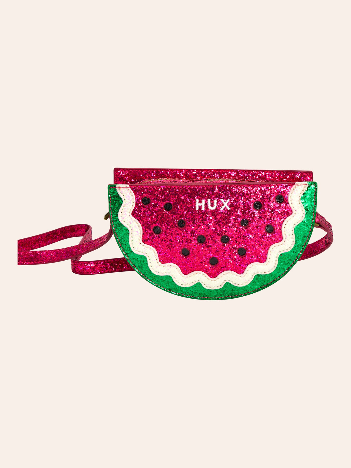 ONE-IN-A-WATERMELON GLITTER HANDBAG