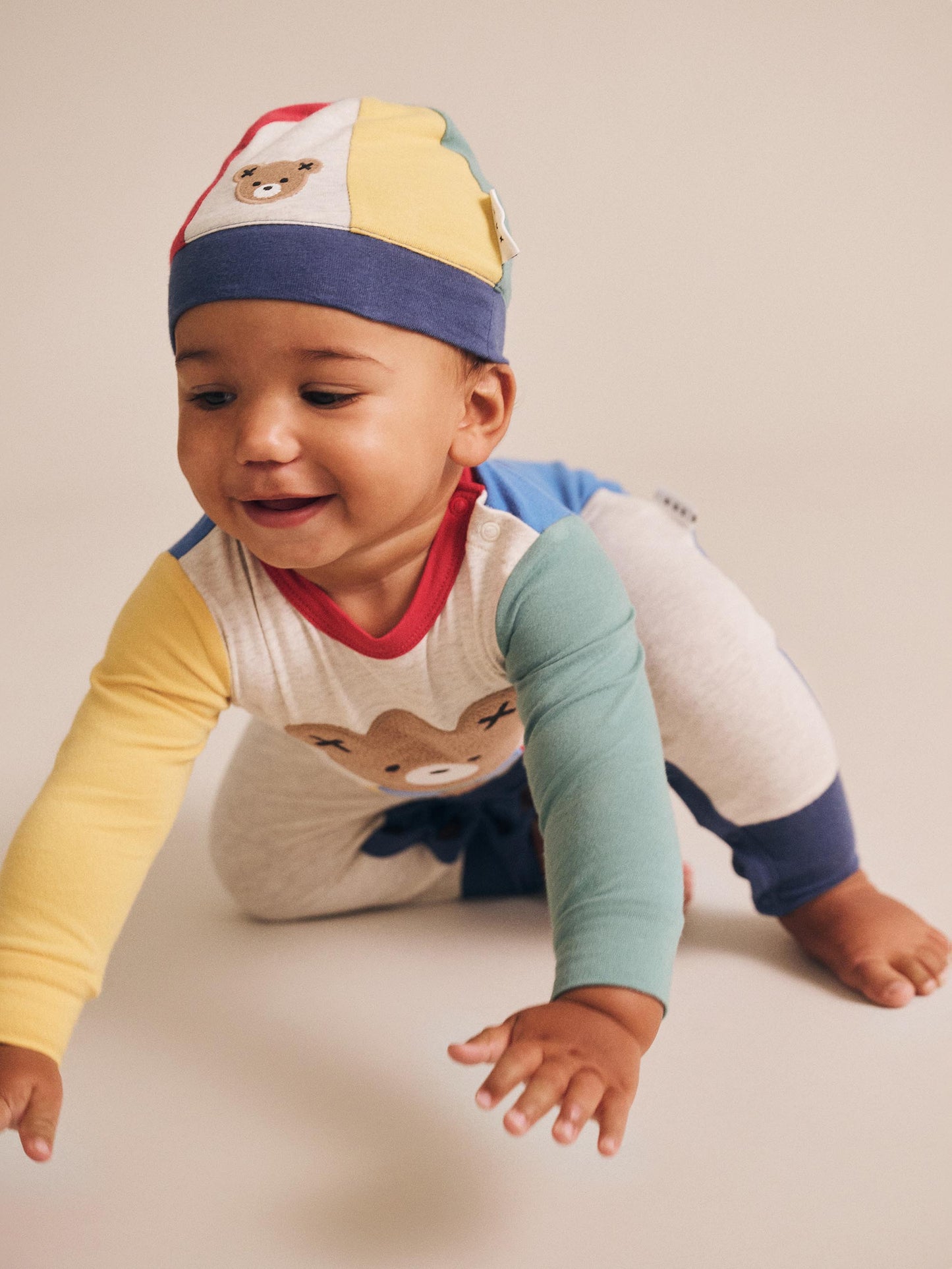 HUXBEAR ROMPER & HAT SET