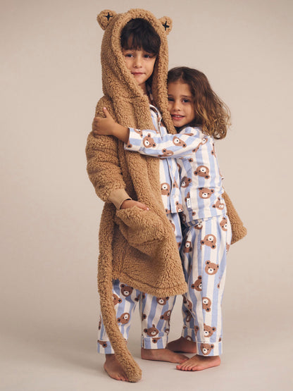 CLASSIC HUX STRIPE SLEEP SET - DREAM BLUE