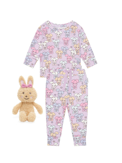 GEM BUNNY SLEEP SET & FRIEND - ORCHID